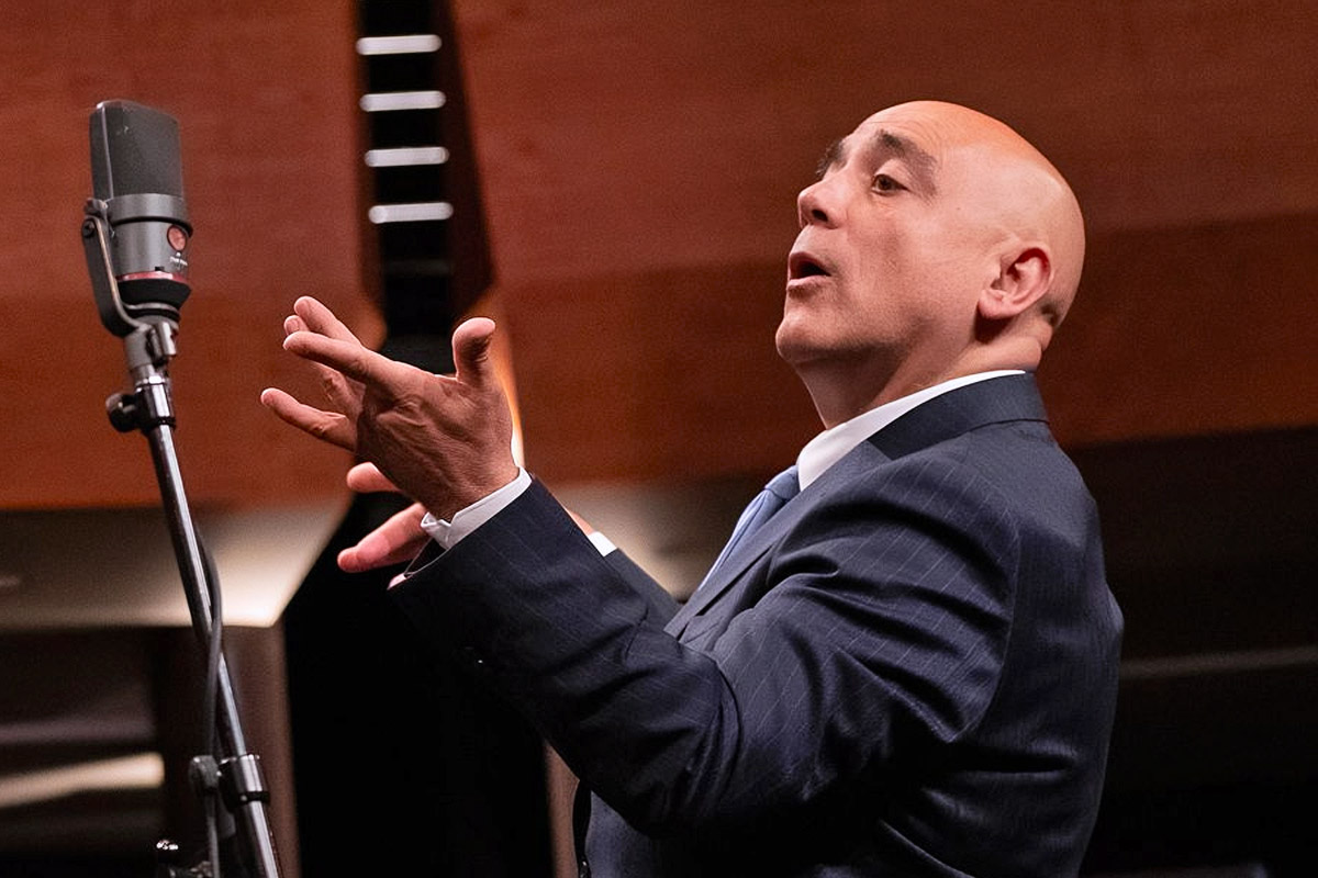 Joan Chamorro dirigint la Sant Andreu Jazz Band a Nova York | Lincoln Center