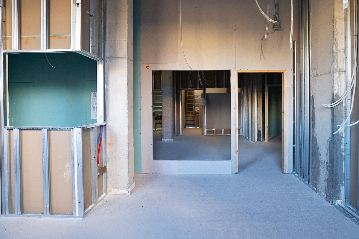 Interior de les obres de la nova escola bressol | Ajuntament de Barcelona